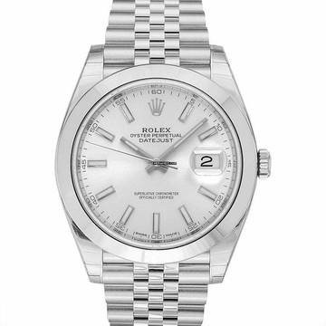  Rolex Datejust 41 126300 - Datejust Silver Dial Automatic Men's Jubilee Watch </h1> 