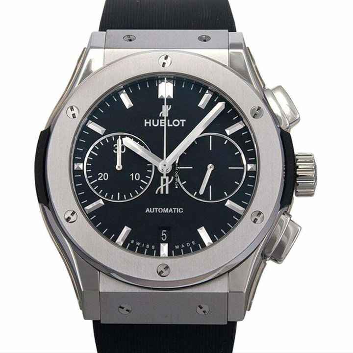  Hublot Classic Fusion Chronograph 521.NX.1171.RX - Classic Fusion Chronograph Automatic Black Dial Titanium Men's Watch </h1> 