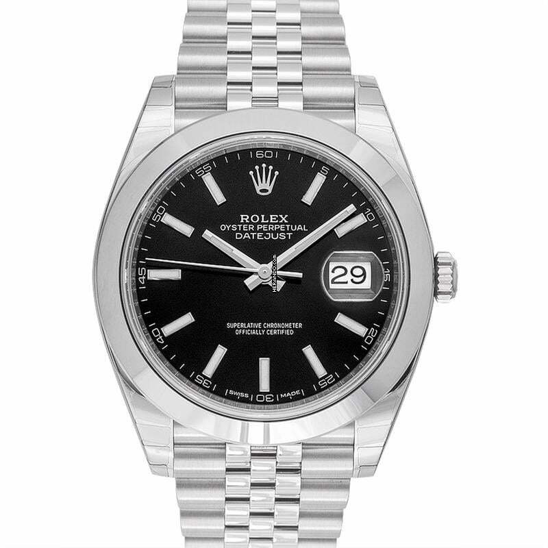  Rolex Datejust 41 126300 - Datejust Automatic Black Dial Stainless Steel Men's Watch </h1> 