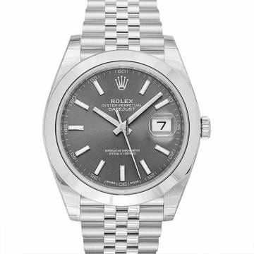  Rolex Datejust 41 126300 - Oyster Perpetual Datejust Rhodium Dial Automatic Men's Jubilee Watch 126300RSJ </h1> 