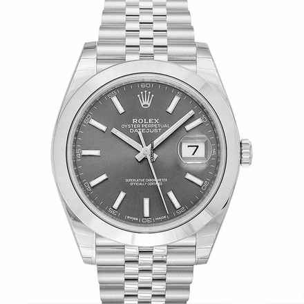  Rolex Datejust 41 126300 - Oyster Perpetual Datejust Rhodium Dial Automatic Men's Jubilee Watch 126300RSJ </h1> 