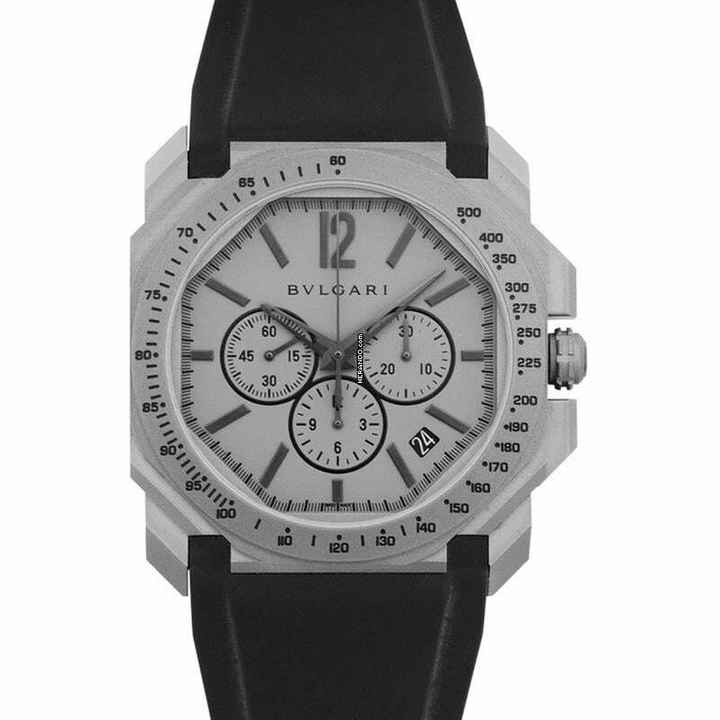  Bulgari Octo 102859 - Octo Velocissimo Titanium / Grey / Rubber </h1> 