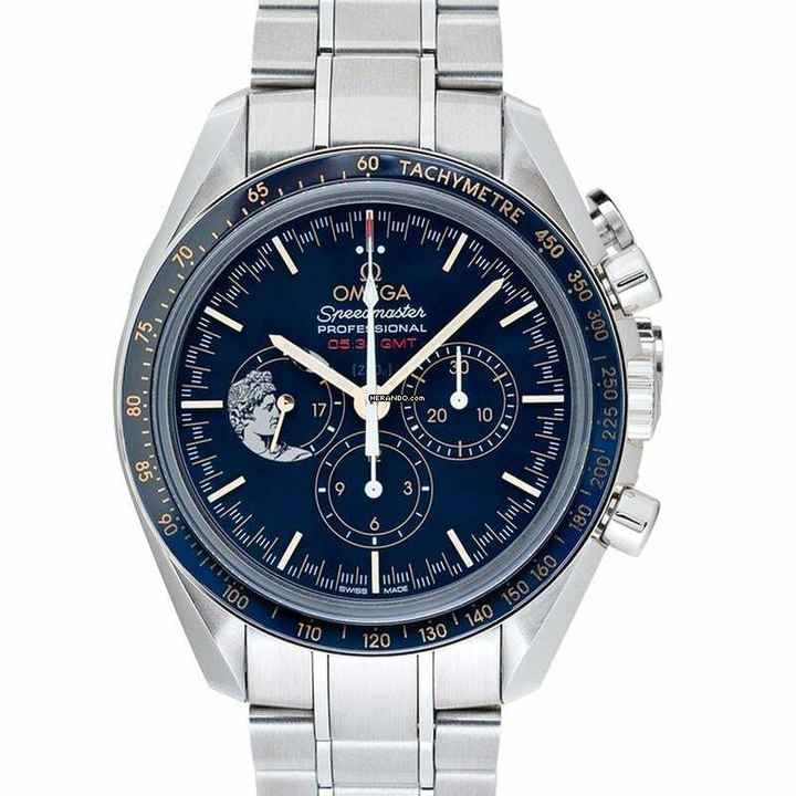  Omega Speedmaster Professional Moonwatch 311.30.42.30.03.001 - Speedmaster Moonwatch Anniversary Limited Series Manual-winding Blue </h1> 