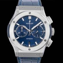 Thumbnail von Hublot Classic Fusion Chronograph 521.NX.7170.LR - Classic Fusion Blue Chronograph Titanium Automatic Blue Dial Men's Watch </h1>