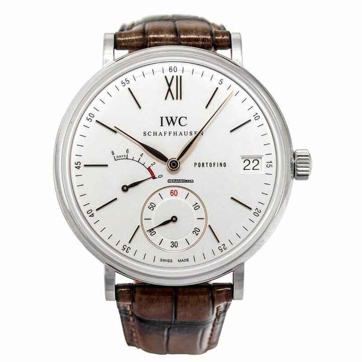  IWC Portofino Handaufzug IW510103 - Portofino Hand-Wound Eight Days Manual-winding Silver Dial Men's Watch </h1> 