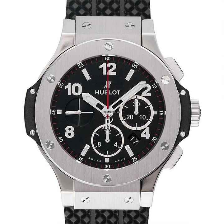  Hublot Big Bang 44 mm 301.SX.130.RX - Big Bang Automatic Black Dial Stainless Steel Men's Watch </h1> 