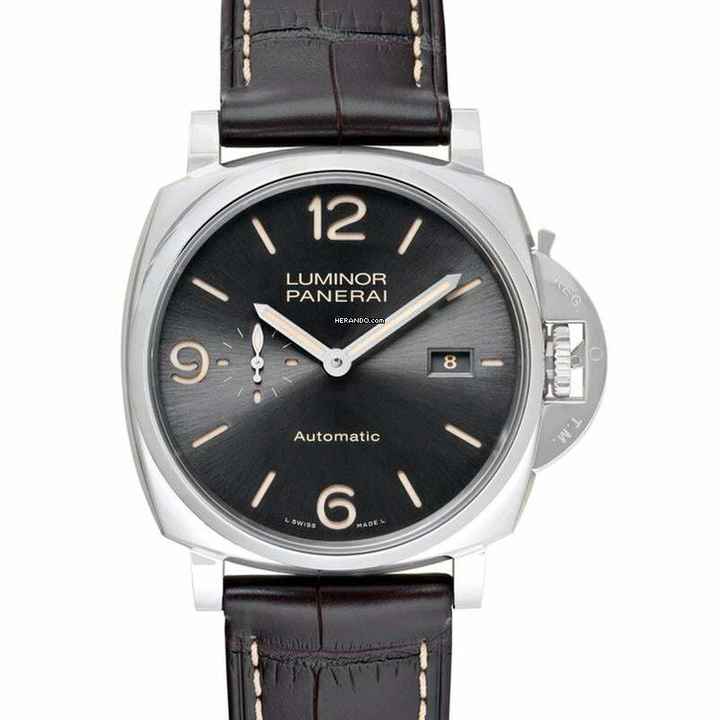  Panerai Luminor Due PAM00943 - Luminor Due Automatic Grey Dial 45 mm Men's Watch </h1> 