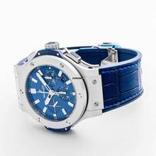 Thumbnail von Hublot Big Bang 44 mm 301.SX.7170.LR - Big Bang Steel Blue Automatic Blue Dial Men's Watch </h1>