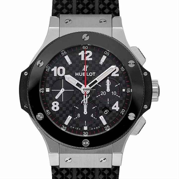  Hublot Big Bang 44 mm 301.SB.131.RX - Big Bang Steel Ceramic Automatic Black Dial Men's Watch </h1> 