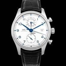 Thumbnail von IWC Portugieser Chronograph iw390302 - Portugieser Chronograph Classic Automatic Silver Dial Men's Watch </h1>