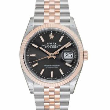  Rolex Datejust 36 126231 - Datejust 36 Stainless Steel / Everose / Fluted / Dark Rhodium / Jubilee </h1> 