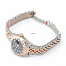 Thumbnail von Rolex Lady-Datejust 279171 G - Lady-Datejust 28 Rolesor Rose Fluted / Jubilee / Aubergine Diamonds </h1>
