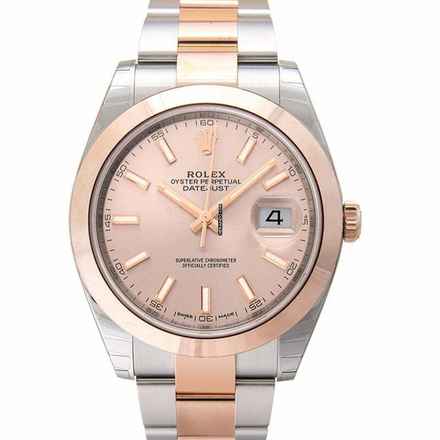  Rolex Datejust 41 126301 - Datejust Automatic Sundust Dial Stainless Steel and Everose Gold Men's Watch </h1> 
