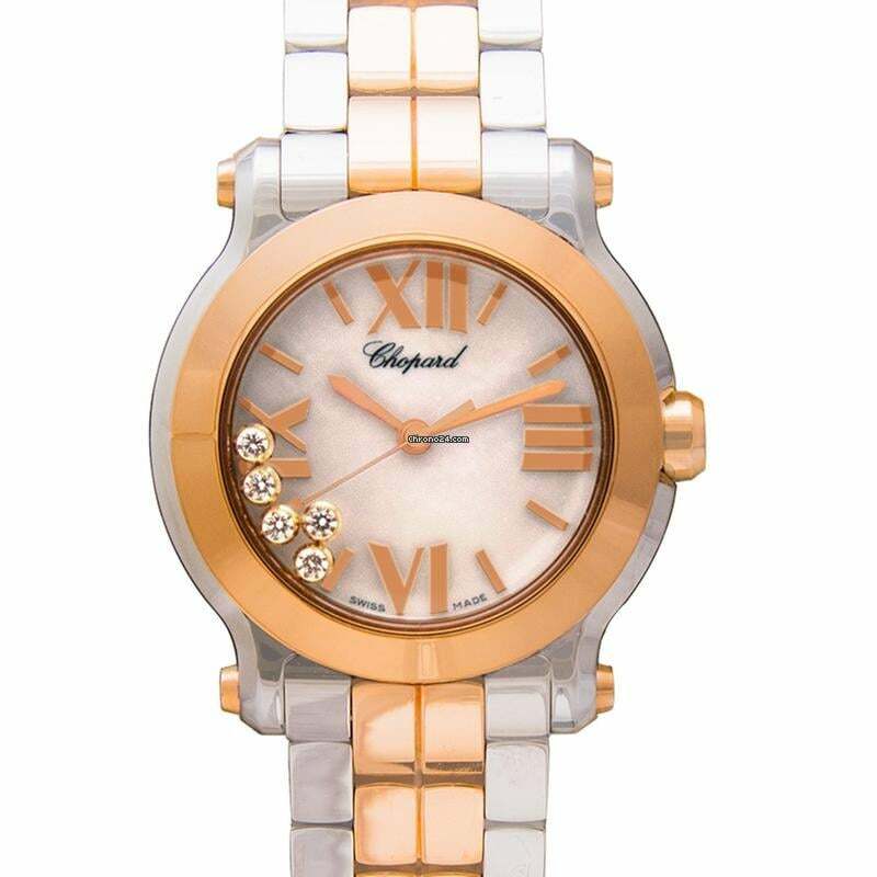  Chopard Happy Sport 278509-6004 - Happy Sport Quartz Mother of pearl Dial Ladies Watch </h1> 
