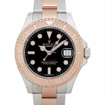  Rolex Yacht-Master 37 268621 - Yacht-Master 37 Automatic Black Dial Ladies Steel and 18K Everose Gold Oyster Wat </h1> 