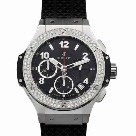  Hublot Big Bang 41 mm 341.SX.130.RX.114 - Big Bang Steel Diamonds Automatic Black Dial Men's Watch </h1> 