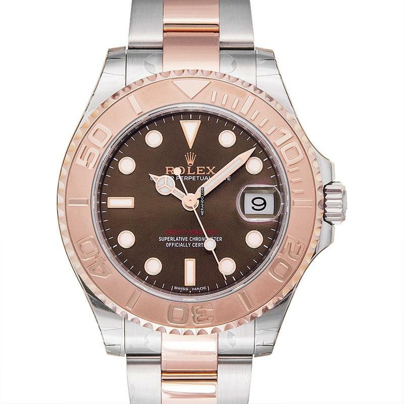  Rolex Yacht-Master 37 268621 - Yacht-Master 37 Rolesor Everose / Chocolate </h1> 