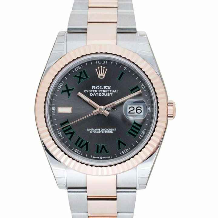  Rolex Datejust 41 126331 - Datejust 41 Grey Steel/18k Everose Gold 41mm </h1> 