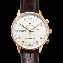 Thumbnail von IWC Portugieser Chronograph IW371480 - Portugieser Chronograph Automatic Silver Dial Men's Watch </h1>