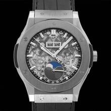 Thumbnail von Hublot Classic Fusion Aerofusion 517.NX.0170.LR - Classic Fusion Aerofusion Moonphase Titanium Automatic Skeleton Dial Men' </h1>
