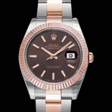 Thumbnail von Rolex Datejust 41 126331 - Datejust 41 Chocolate Dial Steel and 18K Everose Gold Men's Watch 126331CHSO </h1>