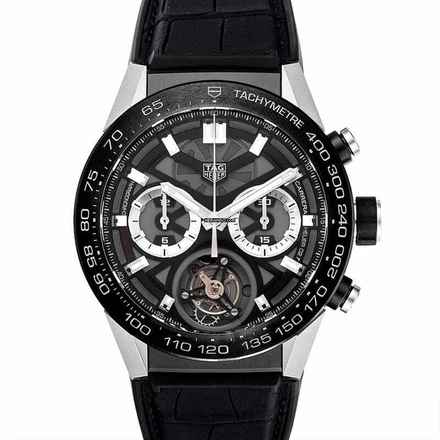 TAG Heuer Carrera Heuer-02T CAR5A8Y.FC6377 - Carrera Automatic Chronograph Skeleton Dial Men's Watch </h1> 