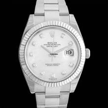 Thumbnail von Rolex Datejust 41 126334 - Datejust 41 White MOP Steel/18k White Gold Dia 41mm </h1>