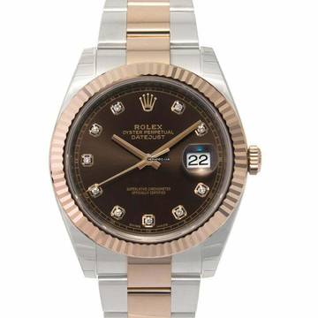  Rolex Datejust 41 126331 G - Datejust Automatic Chocolate set with diamonds Dial Stainless Steel and Everose </h1> 