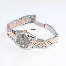 Thumbnail von Rolex Datejust 36 126231 - Datejust 36 Stainless Steel / Everose / Fluted / Dark Rhodium Roman / Jubilee </h1>