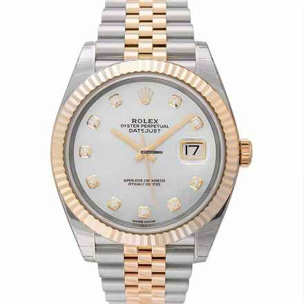  Rolex Datejust 41 126333 - Datejust 41 White MOP Steel/18k gold G 41mm </h1> 
