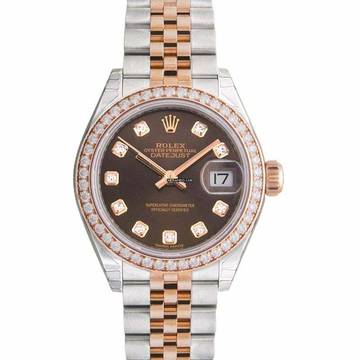  Rolex Lady-Datejust 279381RBR - Lady-Datejust 28 Automatic Chocolate Dial Diamond Jubile Watch </h1> 