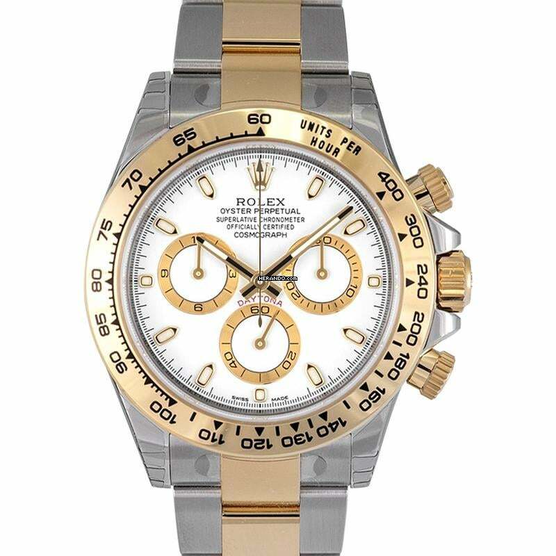  Rolex Daytona 116503 - Cosmograph Daytona 18K Yellow Gold Automatic White Dial Men's Watch </h1> 