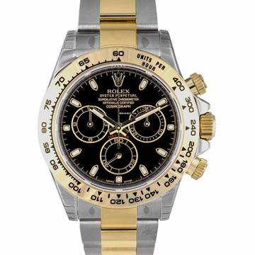  Rolex Daytona 116503 - Cosmograph Daytona Steel and 18K Yellow Gold Oyster Men's Watch 116503BKSO </h1> 