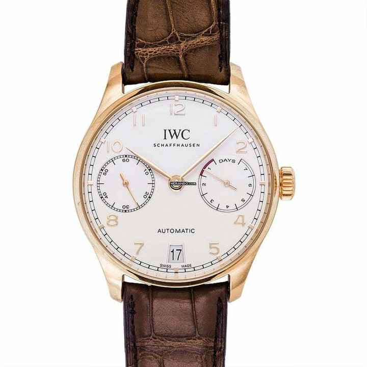  IWC Portugieser Automatik IW500701 - Portugieser Automatic Silver Dial Men's Watch </h1> 