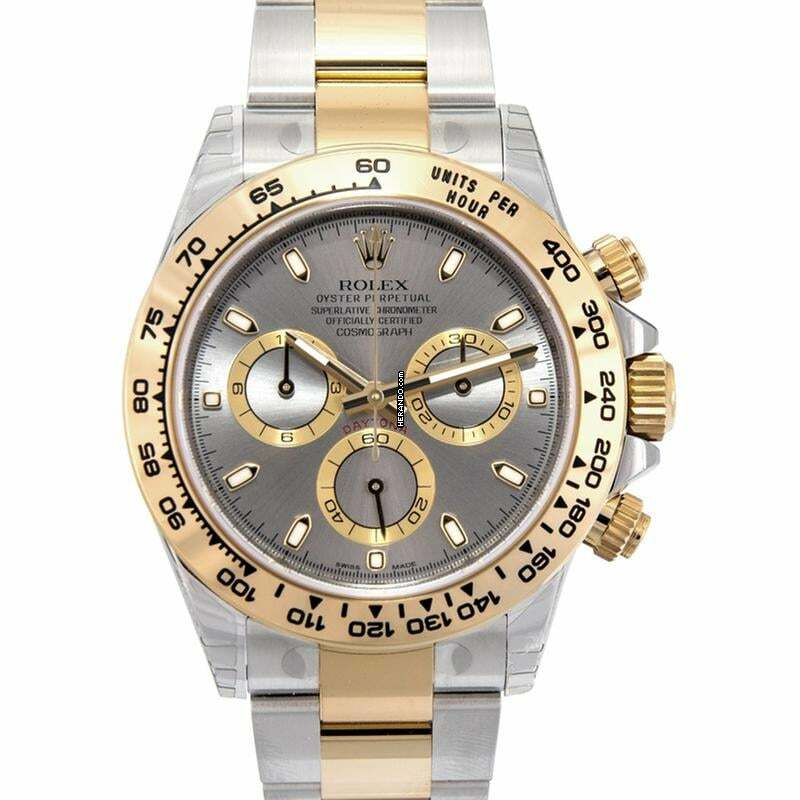  Rolex Daytona 116503 - Cosmograph Daytona Automatic Grey Dial Steel and 18K Yellow Gold Men's Watch </h1> 