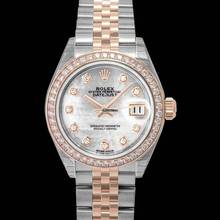 Thumbnail von Rolex Lady-Datejust 279381RBR - Lady Datejust Automatic White mother-of-pearl set with diamonds Dial Stainless </h1>