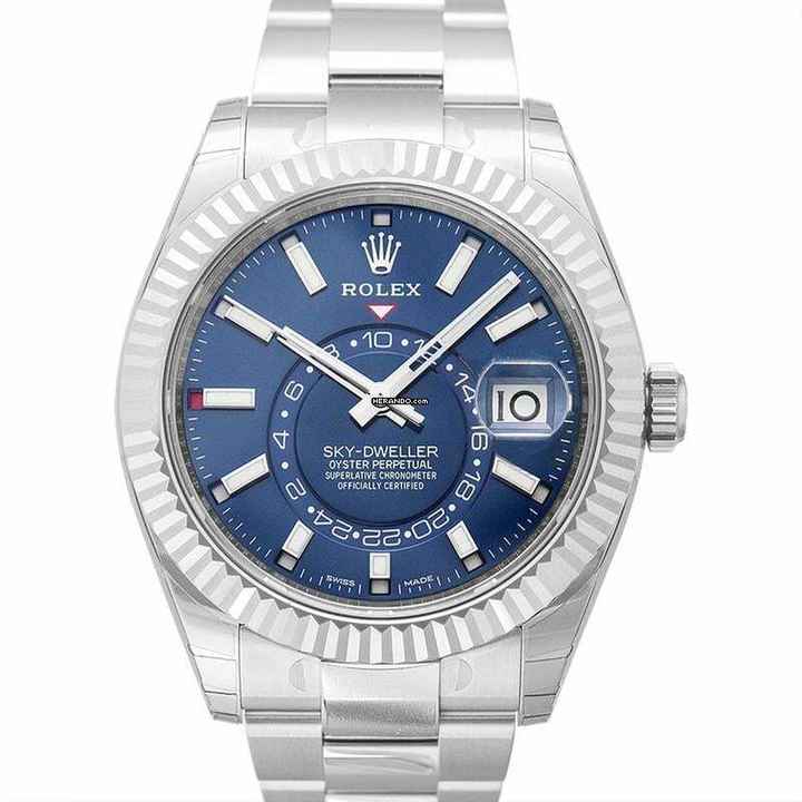  Rolex Sky-Dweller 326934 - Sky-Dweller Automatic Blue Dial Oyster Men's Watch </h1> 