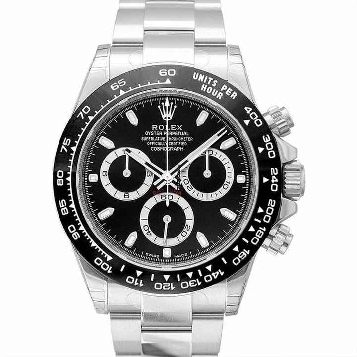  Rolex Daytona 116500LN - Cosmograph Daytona Steel Automatic Black Dial Oyster Bracelet Men's Watch </h1> 