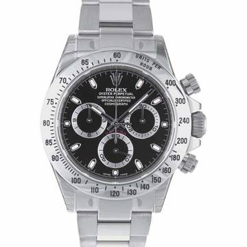  Rolex Daytona 116520 - Cosmograph Daytona Automatic Black Dial Stainless Steel Men's Watch </h1> 