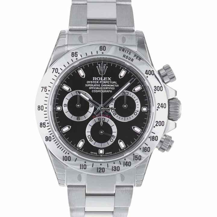  Rolex Daytona 116520 - Cosmograph Daytona Automatic Black Dial Stainless Steel Men's Watch </h1> 