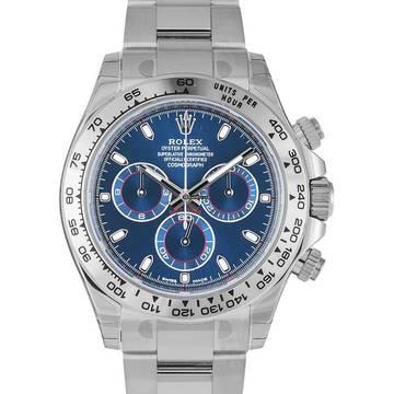 Rolex Daytona 116509 - Cosmograph Daytona White Gold / Blue </h1> 