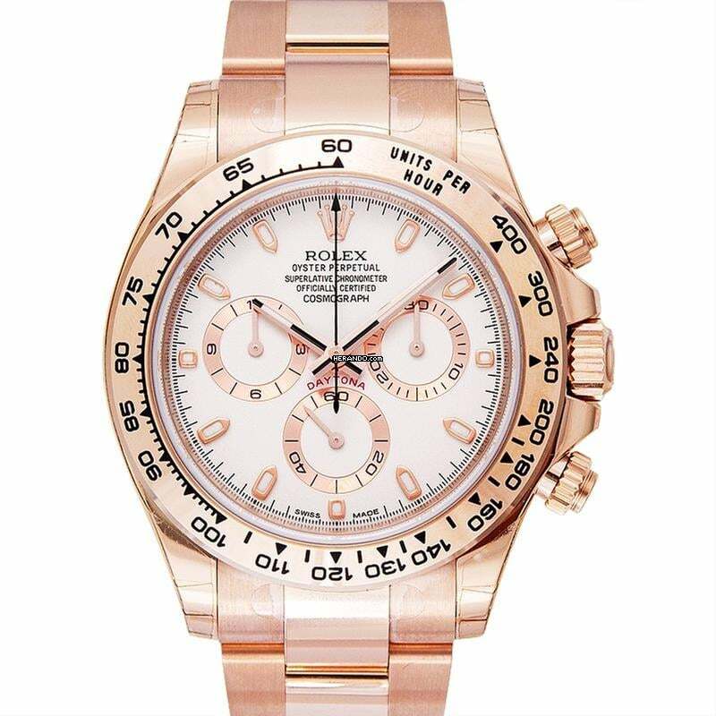  Rolex Daytona 116505 - Cosmograph Daytona 18ct Everose Gold Automatic Ivory Dial Men's Watch </h1> 