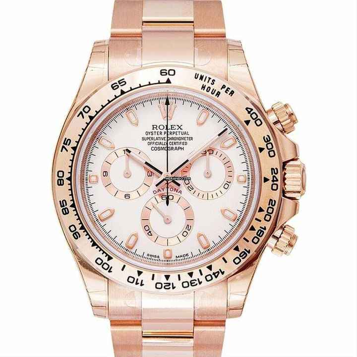  Rolex Daytona 116505 - Cosmograph Daytona 18ct Everose Gold Automatic Ivory Dial Men's Watch </h1> 