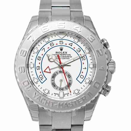  Rolex Yacht-Master II 116689 - Yacht-Master II Automatic White Dial 18k White Gold and Platinum Oyster Men's Wat </h1> 