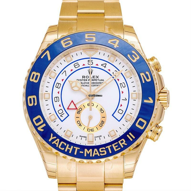  Rolex Yacht-Master II 116688 - Yacht-Master II Automatic White Dial Men's 18kt Yellow Gold Oyster Watch </h1> 