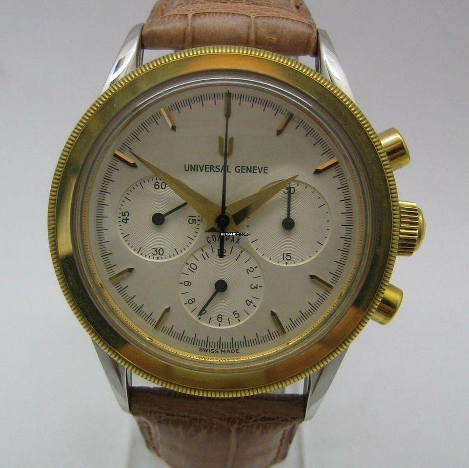  Universal Genève Compax CHRONOGRAPH STAHL GOLD COMPAX </h1> 