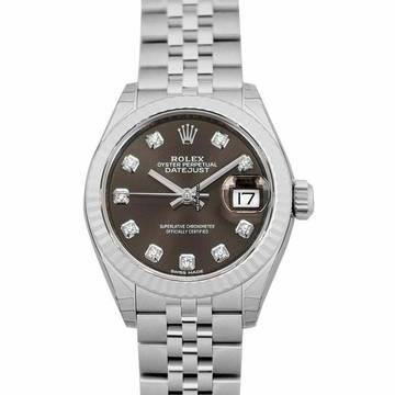  Rolex Lady-Datejust 279174-0015 - Lady-Datejust 28 Dark Grey 18k White Gold/Steel Dia 28mm </h1> 