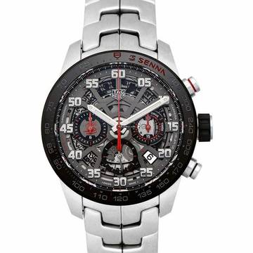  TAG Heuer Carrera CBG2013.BA0657 - Carrera Calibre Heuer 02 Senna Special Edition Automatic Skeleton Dial Me </h1> 