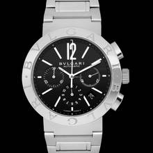 Thumbnail von Bulgari 101560 - Chronograph Automatic Black Dial Stainless Steel Men's Watch/42mm BB42BSSDCH </h1>