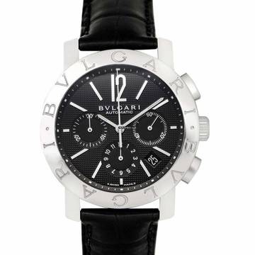  Bulgari 101558 - Chronograph Automatic Black Dial Men's Watch </h1> 